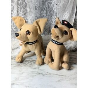 VTG 2- Taco Bell Dogs Yo Quiero Taco Bell 1Talking other Not (3105)